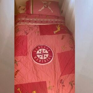 Seattle Mariners MLB 4-Piece Twin Bedding Set